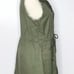 RO & DE Small Military Green Drawstring Loose Fit Vest Sleeveless Utility Jacket
