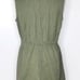 RO & DE Small Military Green Drawstring Loose Fit Vest Sleeveless Utility Jacket