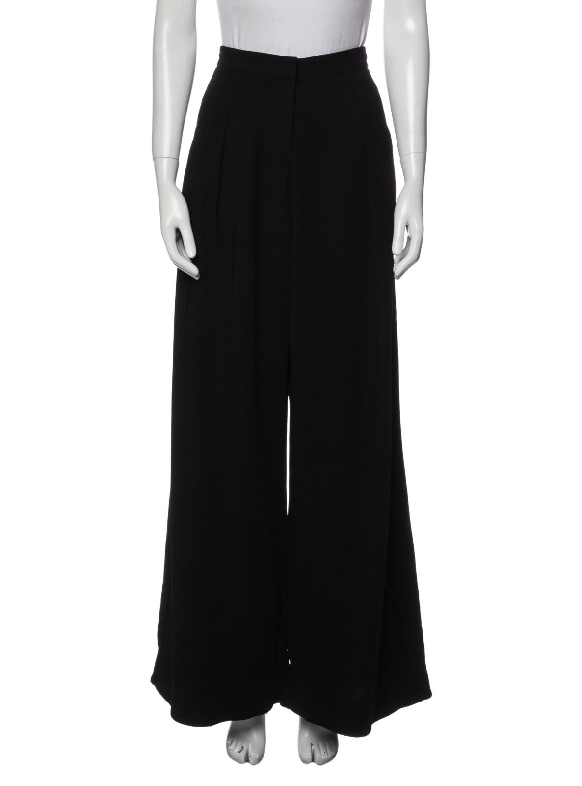 NWT Noon by Noor Black Palmdale Wide Leg High Rise Trouser in Size 6