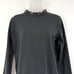 J Crew Pullover Top Womens XS Black Tartan Plaid NWT Ruffle Collar Preppy