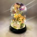 REAL MUSHROOM DECOR IN DOME CLOCHE WITH MOSS & BOTANICALS - Oddities Oddity Gift