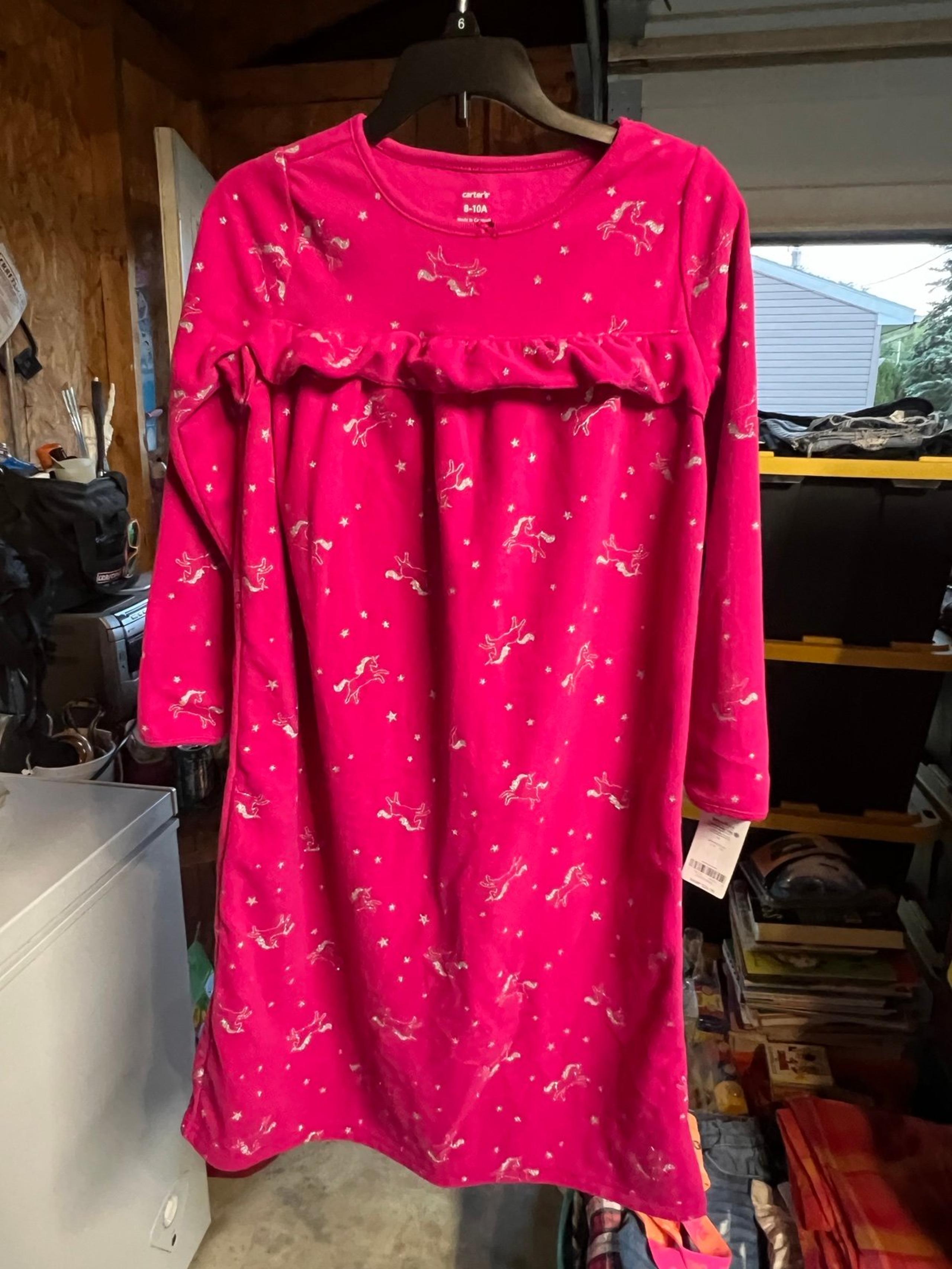 NWT! Girls fleece nightgown