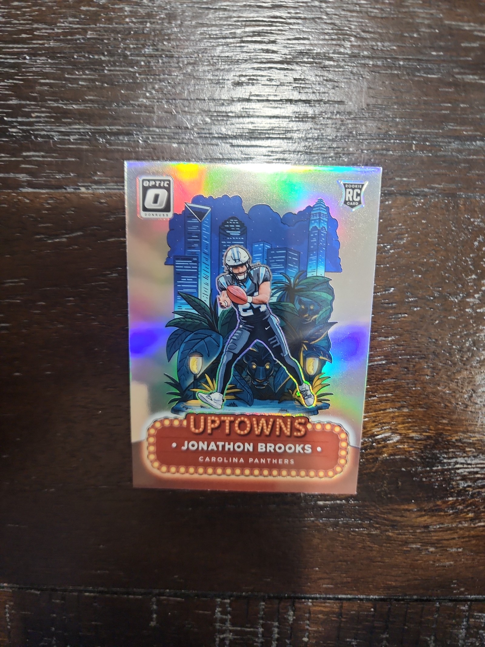 2024 Optic Football Jonathon Brooks RC UPTOWNS