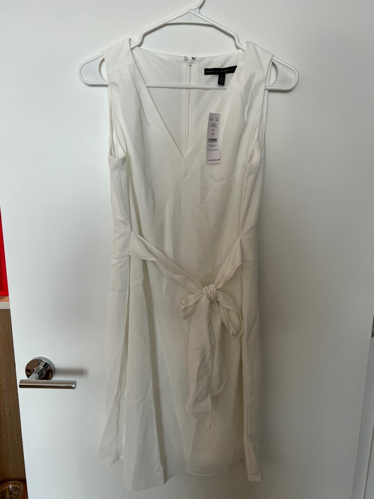 White House Black Market White Dress