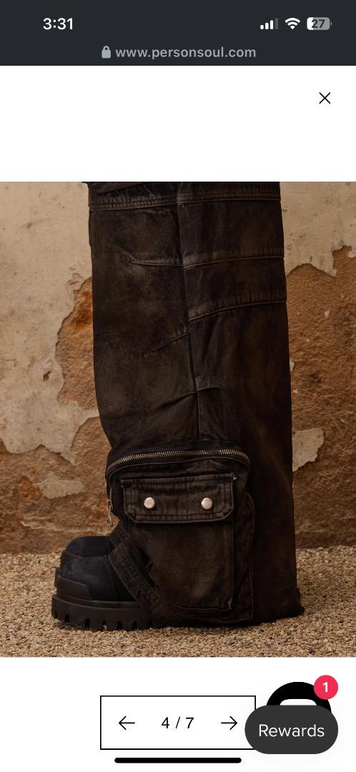 Personsoul Mud Dirty Denim Jeans - personsoul