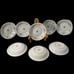 Johann Haviland Violet Pattern Bowls Set Of 8- 6In Floral/ Vintage