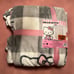 Hello Kitty Plaid Blanket