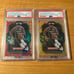 2022 Prizm Monopoly Lot Giannis Antetokounmpo Red and Gold Money Shimmer PSA 10