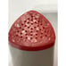 Atomic Red And White 1950s Salt and Pepper Shakers | Plastic Triangle 50s Salt a