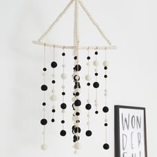 pottery barn kids Felted Pom Pom Mobile