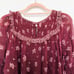 Joie Adrielle Floral Print 100% Silk Long Sleeve Blouse Boho Verbena Size Small