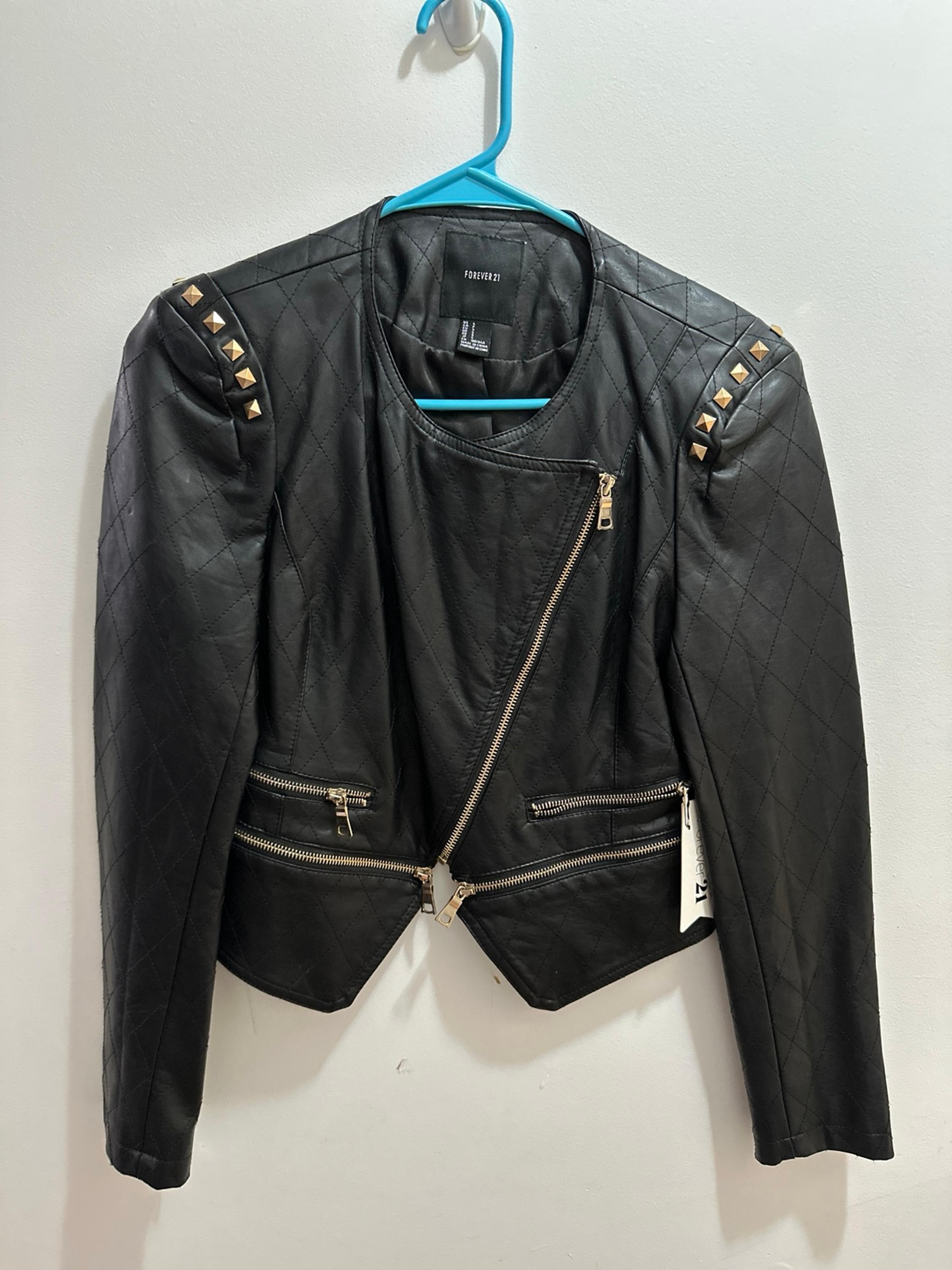 Faux Leather Jacket