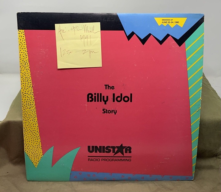The Billy Idol Story VG++ 2LP, First Pressing, Limited Edition, Promo 1990
