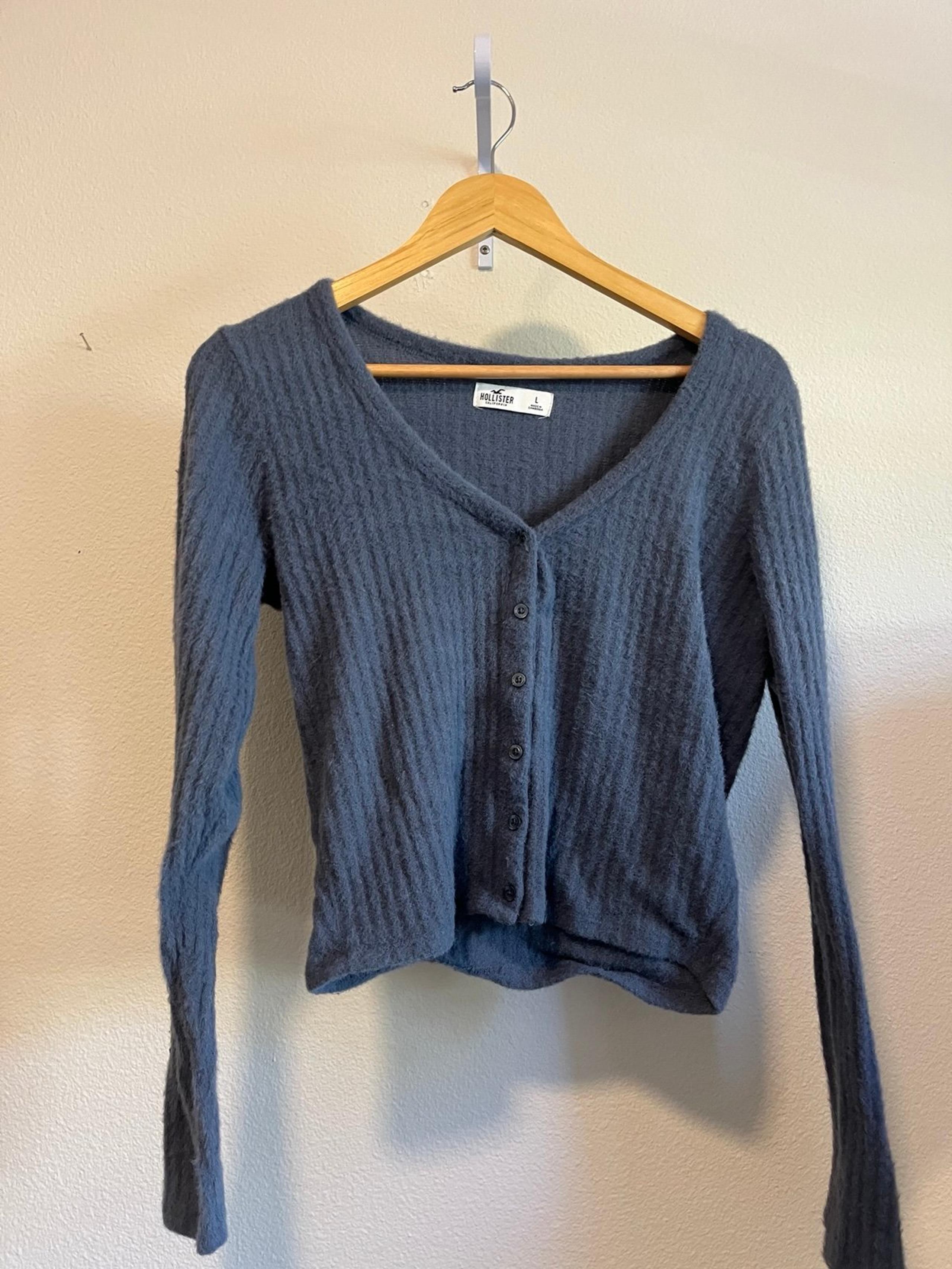 Hollister light blue sweater