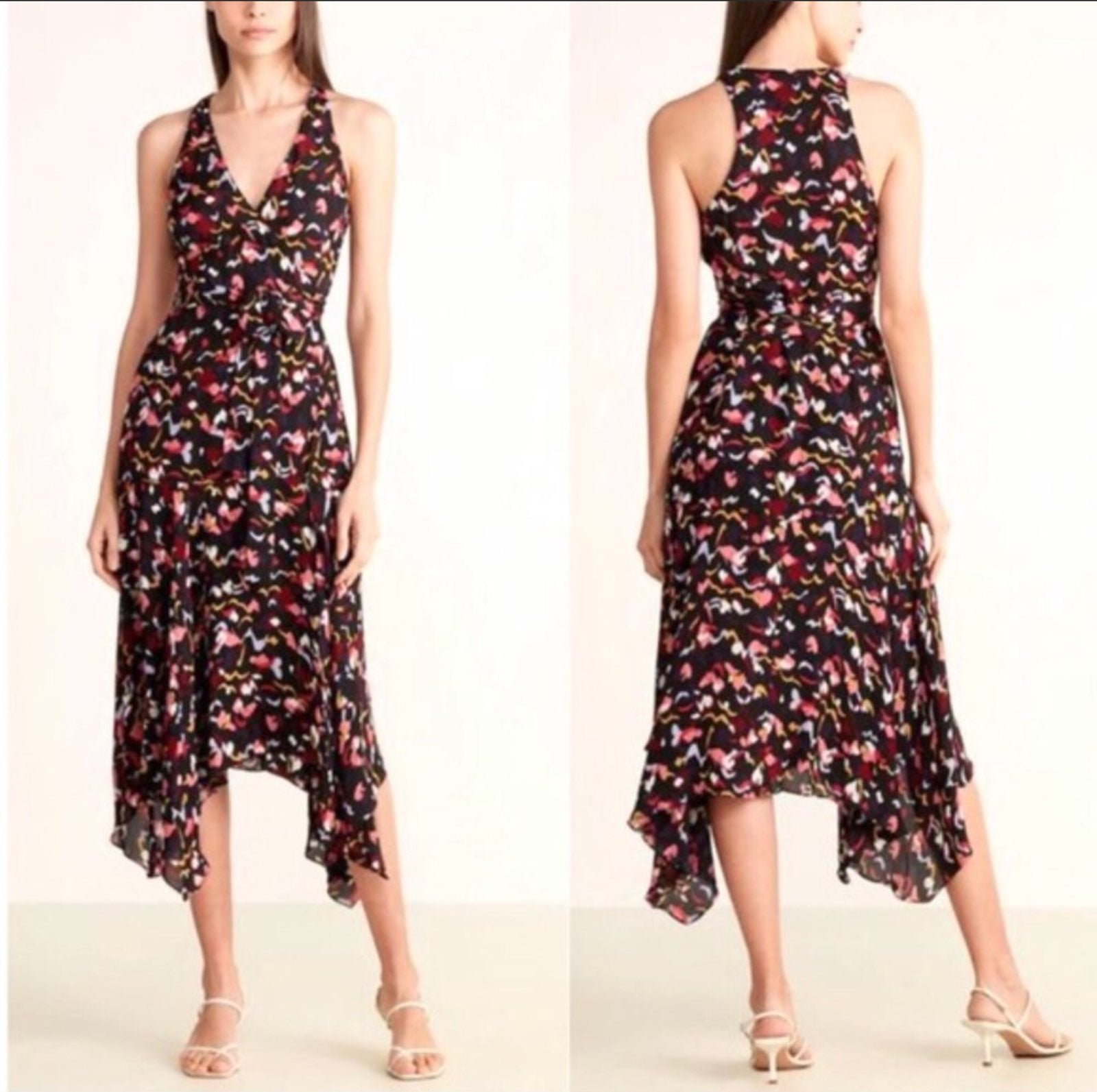 A.LC Roslyn silk dress