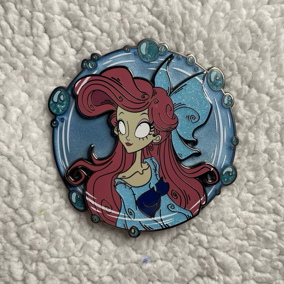 ariel tim burton fantasy pin