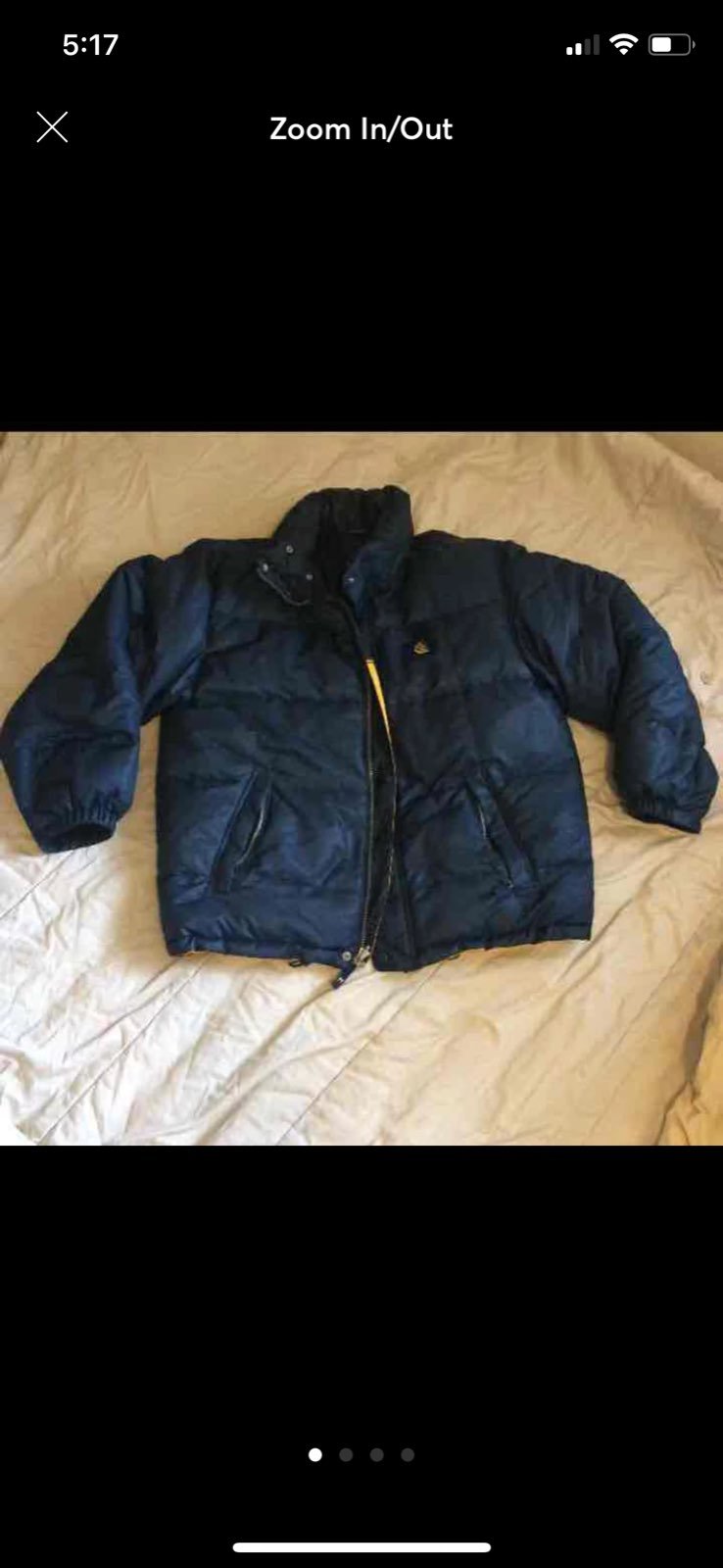 Nautica Reversible Puffer Jacket Large