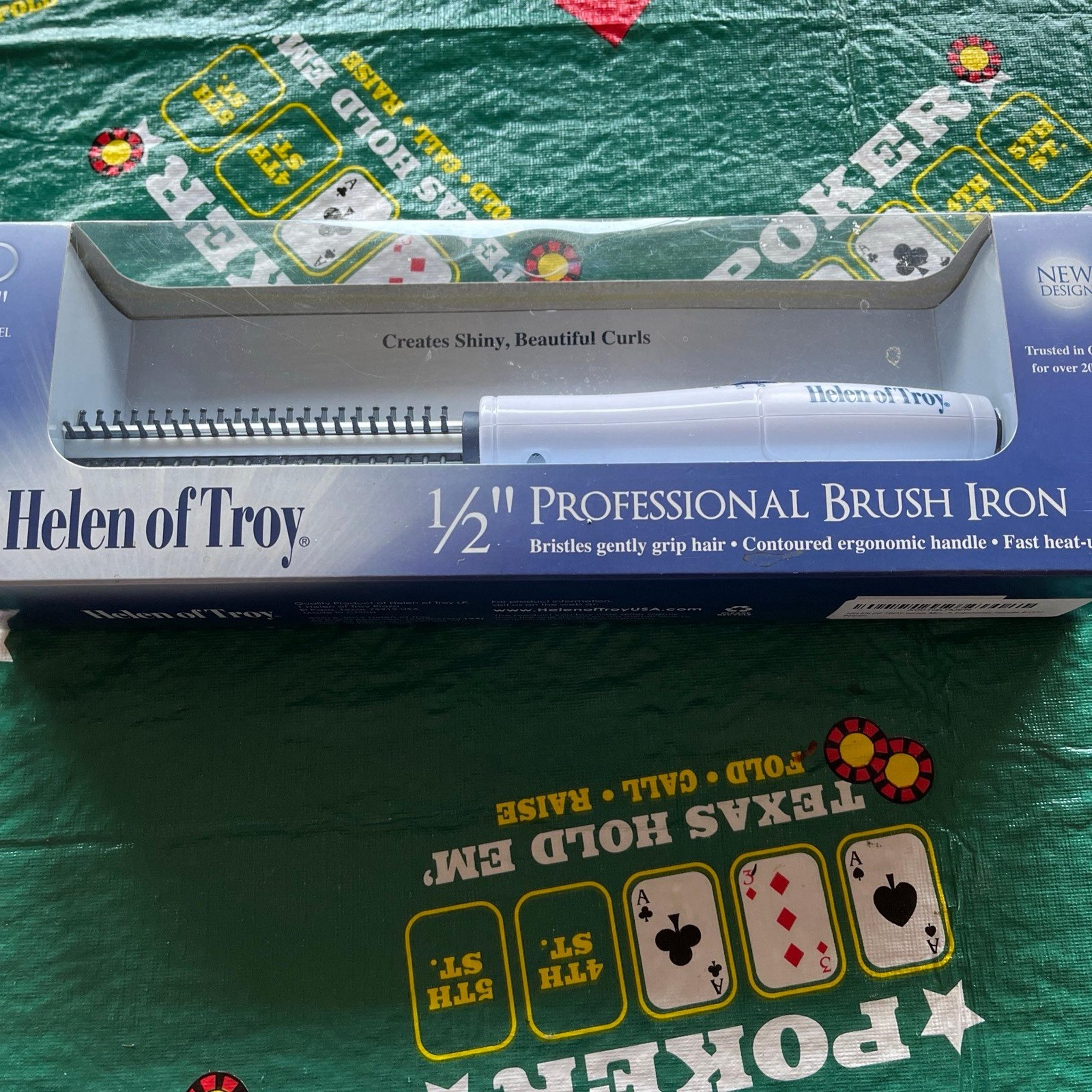 NEW Helen of Troy 1/2" Professional Brush Hair Curling Iron Model 1512