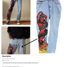 Painted Jeans