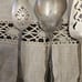 Vintage Siver Plate Ornate Serving Spoon Pie Server Bundle