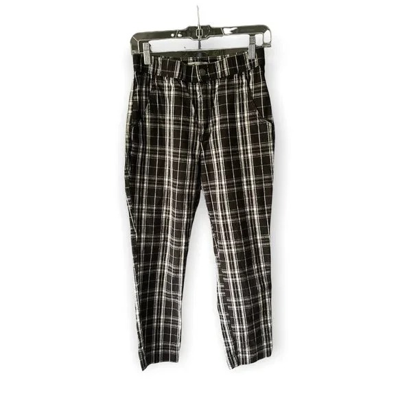 Hollister Black and White Capri Pants Women Size Small