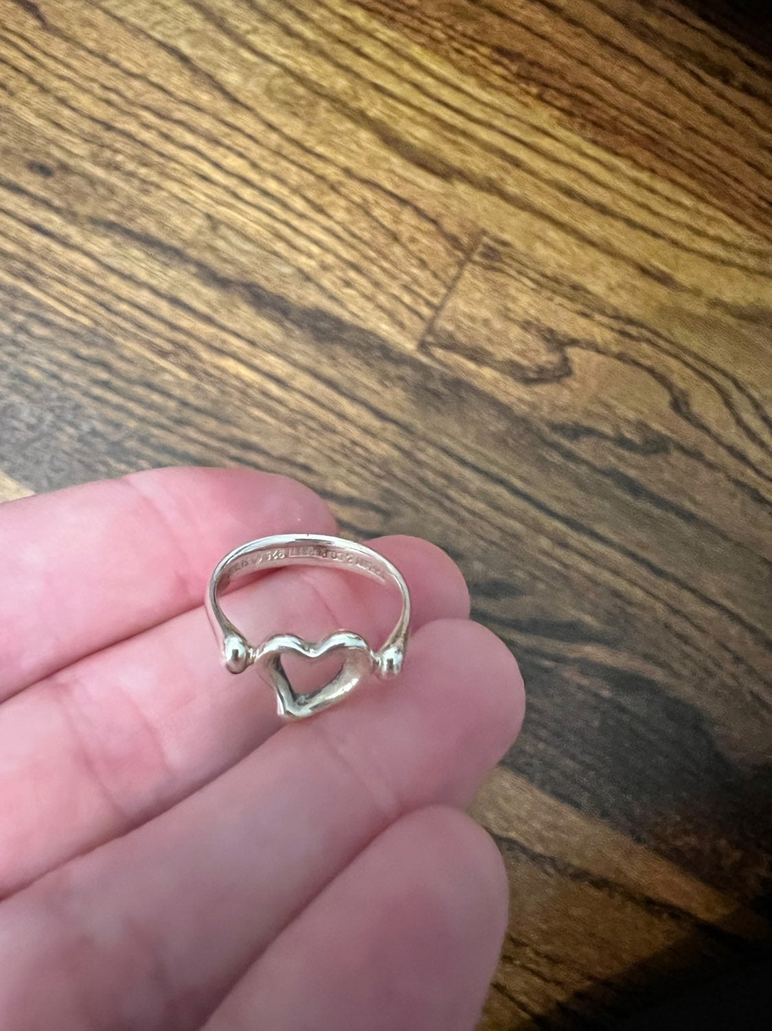Tiffany & Co. Elsa Peretti Open Heart ring