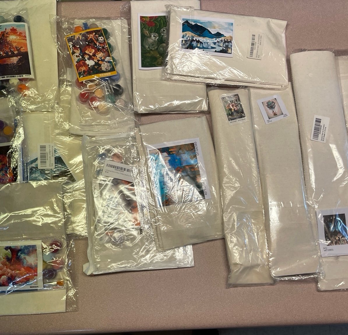 22 paint by number canvas kits new