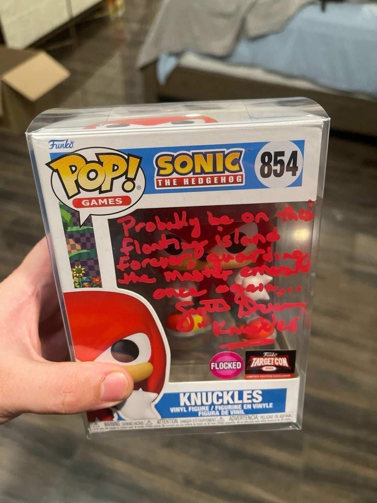 Funko Pop sonic, the hedgehog knuckles