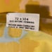 vintage FLOwer Power sheet set YELLOW ORANGE