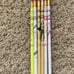 WWF/WWE PENCILS LOT OF 6 HOGAN,WARRIOR,GIANT,SNAKE , MACHO MAN, VINTAGE & RARE!!