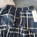 ⭐️FERRINI⭐️Brand New⭐️Navy and White Check Flare Skirt⭐️