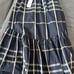 ⭐️FERRINI⭐️Brand New⭐️Navy and White Check Flare Skirt⭐️