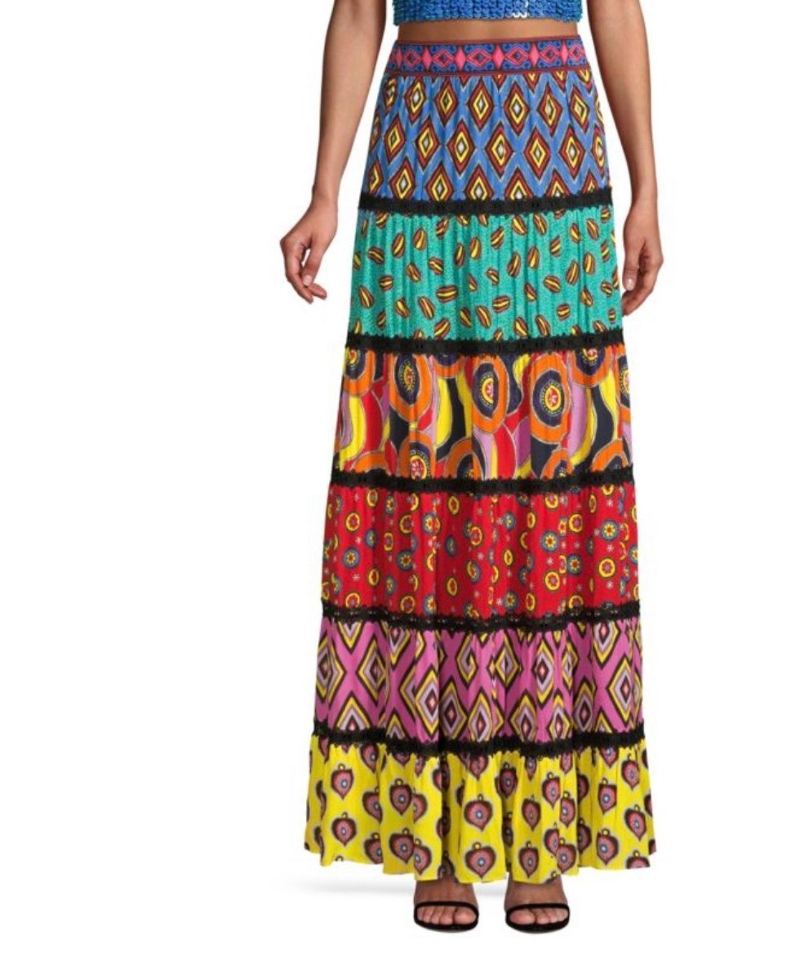 NWOT Alice + Olivia x Carla Kranendonk Maxi Skirt size 8
