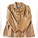 Wilsons Leather Botton Down Women Brown Jacket Size XL