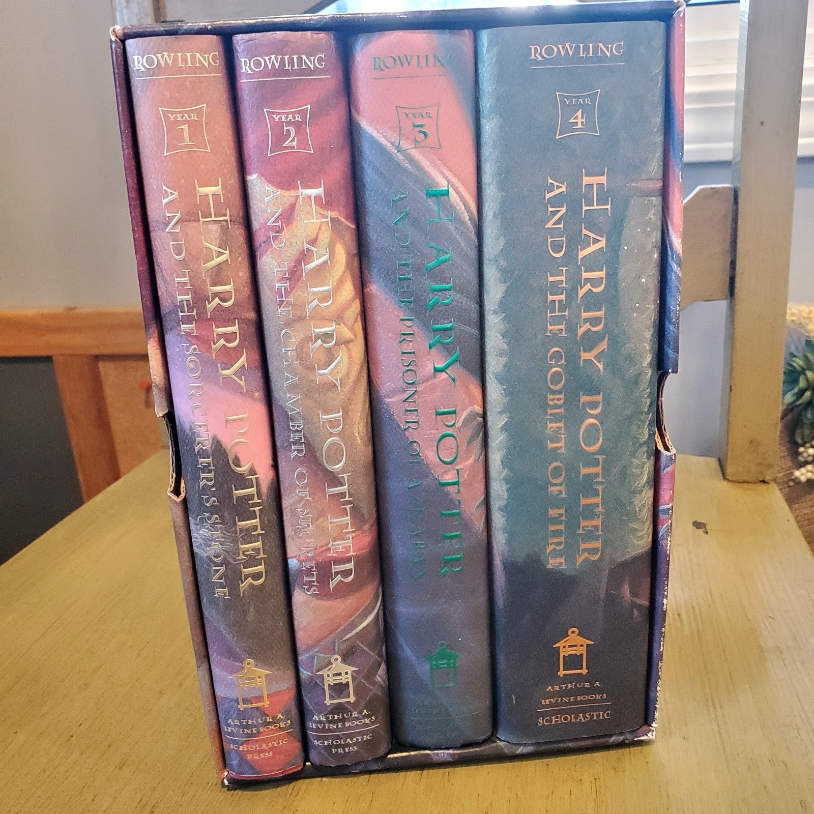 Harry Potter book set First Edition 4 four books