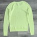 VTG Banana Republic Extra Fine Merino Wool Sweater Sz. Small Lime Green Italian