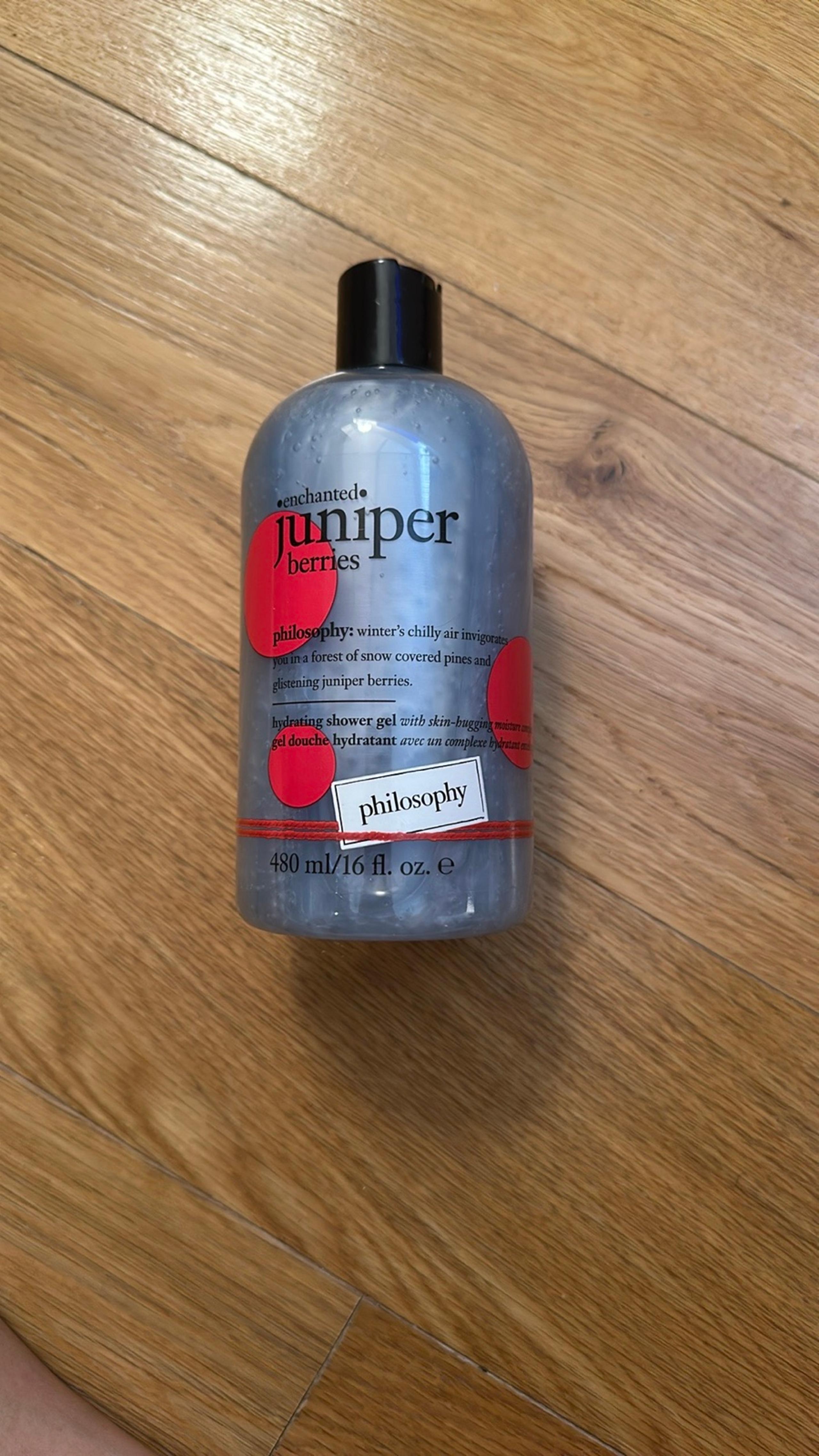 NEW Philosophy Enchanted Juniper Berries Hydrating Shower Gel 480 ml
