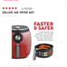 Dash DFAF455GBRD01 Deluxe Electric Air Fryer + Oven Cooker with Temperature Cont
