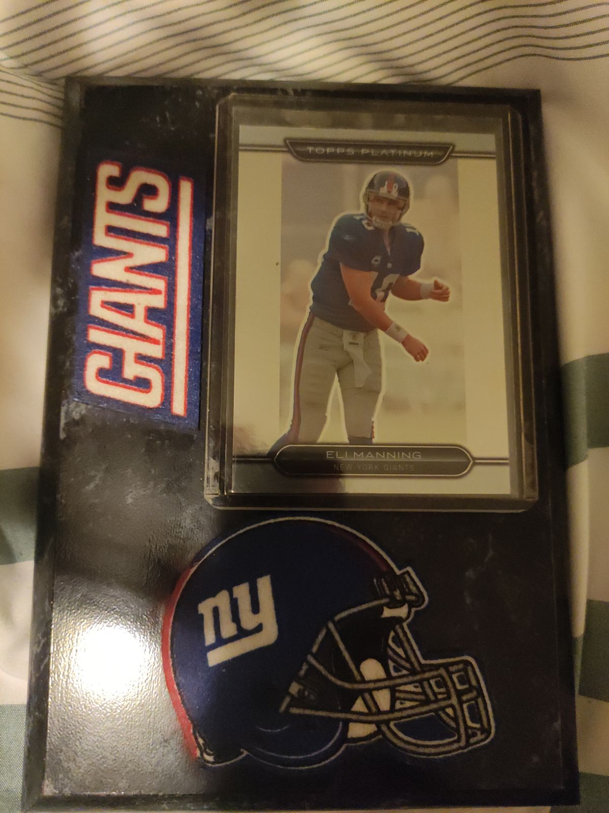 Topps Platinum Eli Manning Collectable