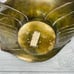 Vintage Large Brass Splash Bowl Vase Unique sculptural Ikebana Vase statement