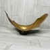 Vintage Large Brass Splash Bowl Vase Unique sculptural Ikebana Vase statement