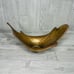 Vintage Large Brass Splash Bowl Vase Unique sculptural Ikebana Vase statement