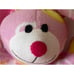 Pink Bunny Security Blanket Yellow Ducks Lovey Plush VTG