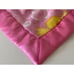Pink Bunny Security Blanket Yellow Ducks Lovey Plush VTG