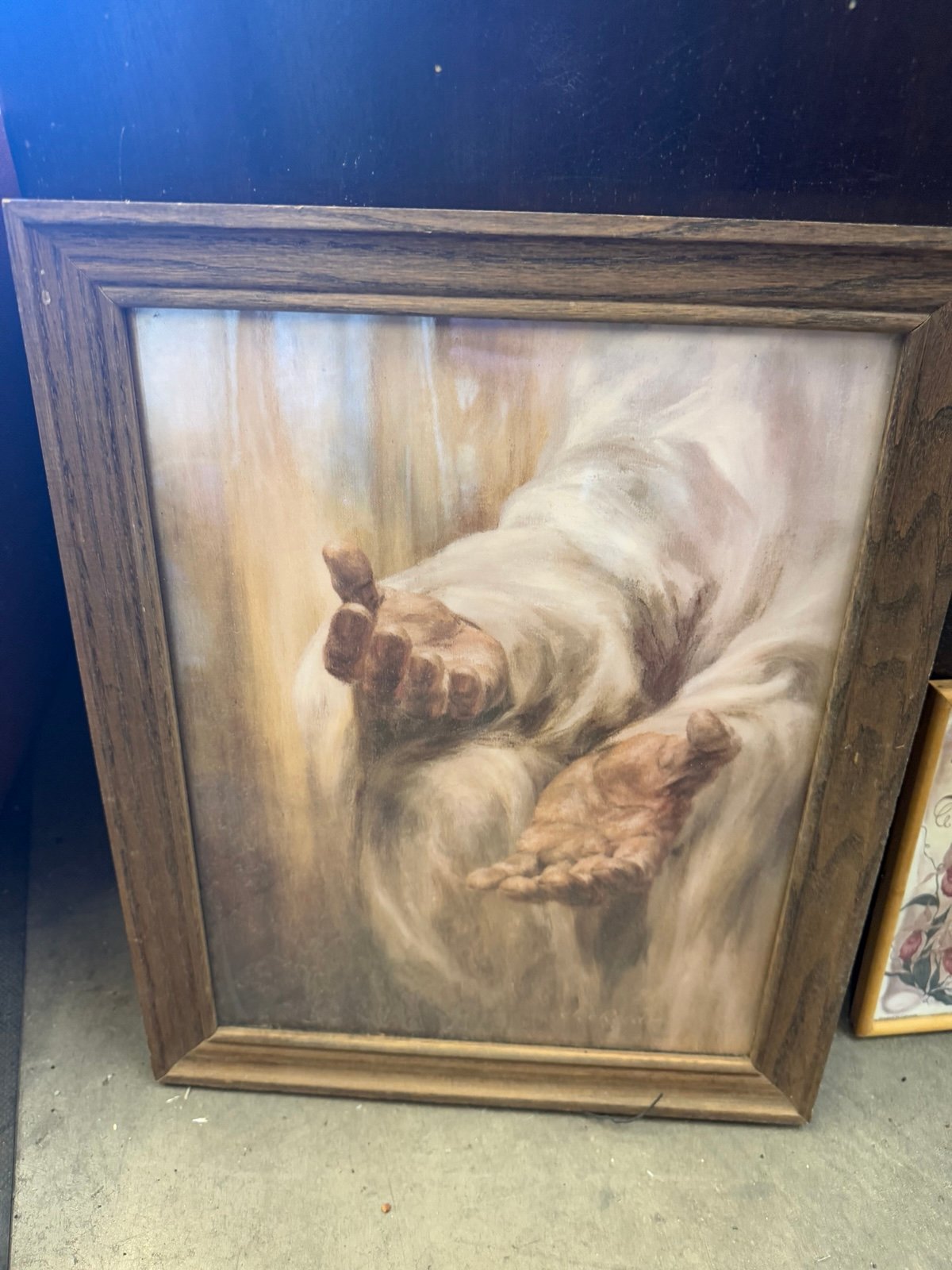 Vintage J Reed 1967 “come unto me” Jesus hands