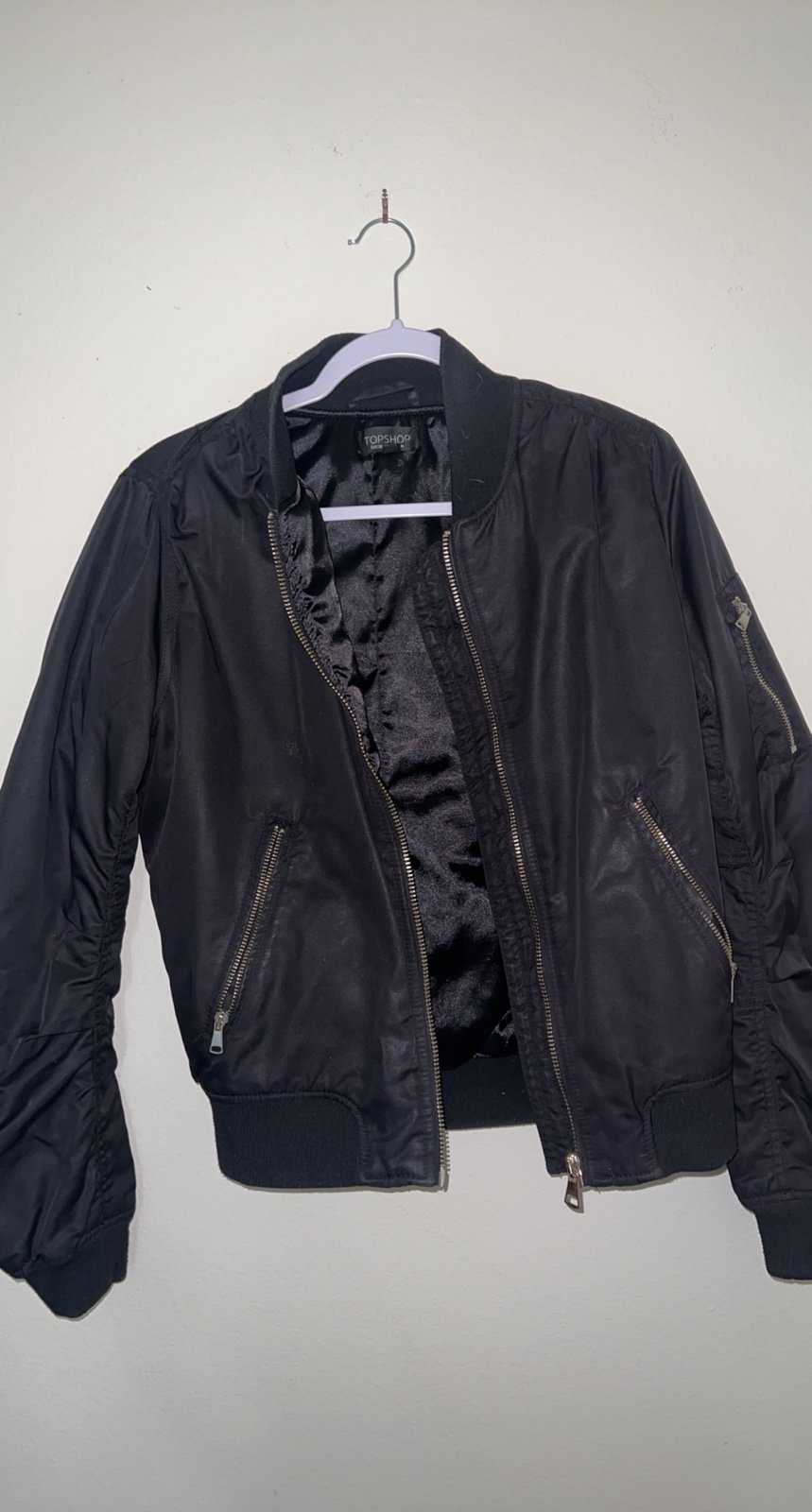 Faux Bomber Jacket