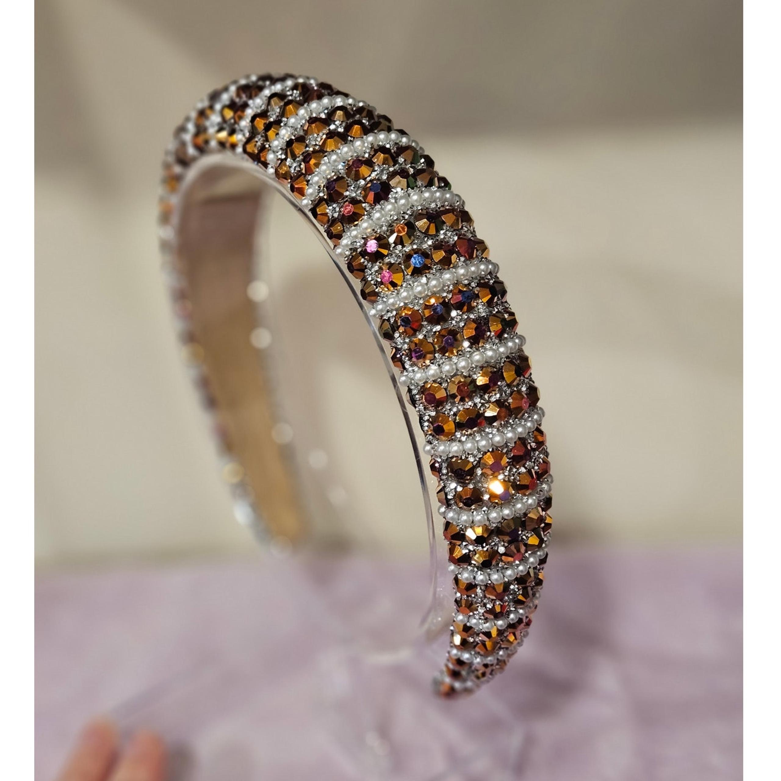 Gorgeous Baroque Rhinestone Encrusted Headband ~ Cosplay Costume Party Gifting