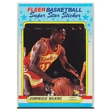 DOMINIQUE WILKINS 1988 FLEER STICKER #11