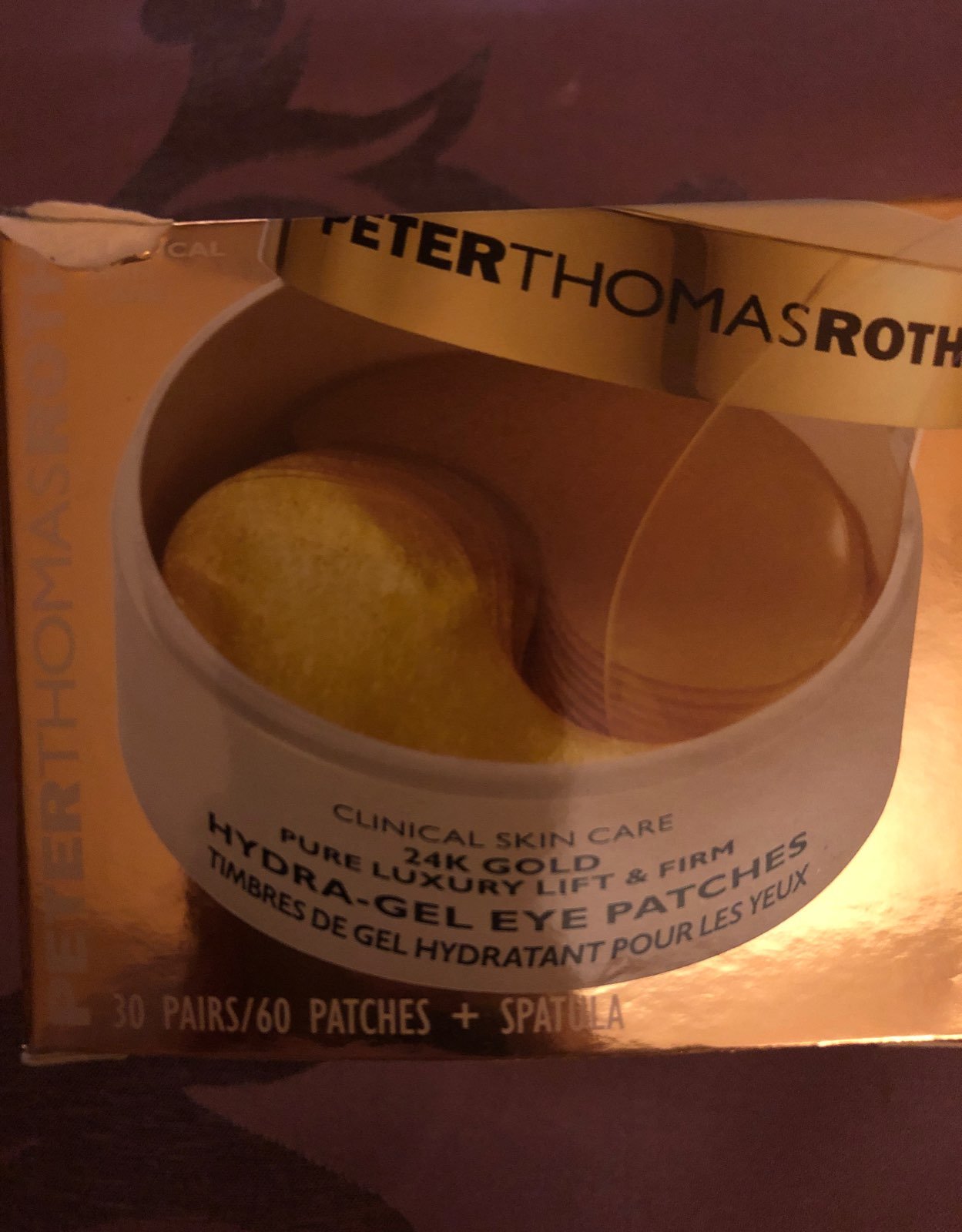 peter thomas roth 24k gold eye patches