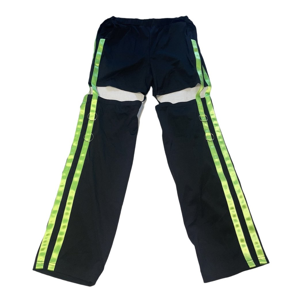 Akira Black & Neon Track Pants
